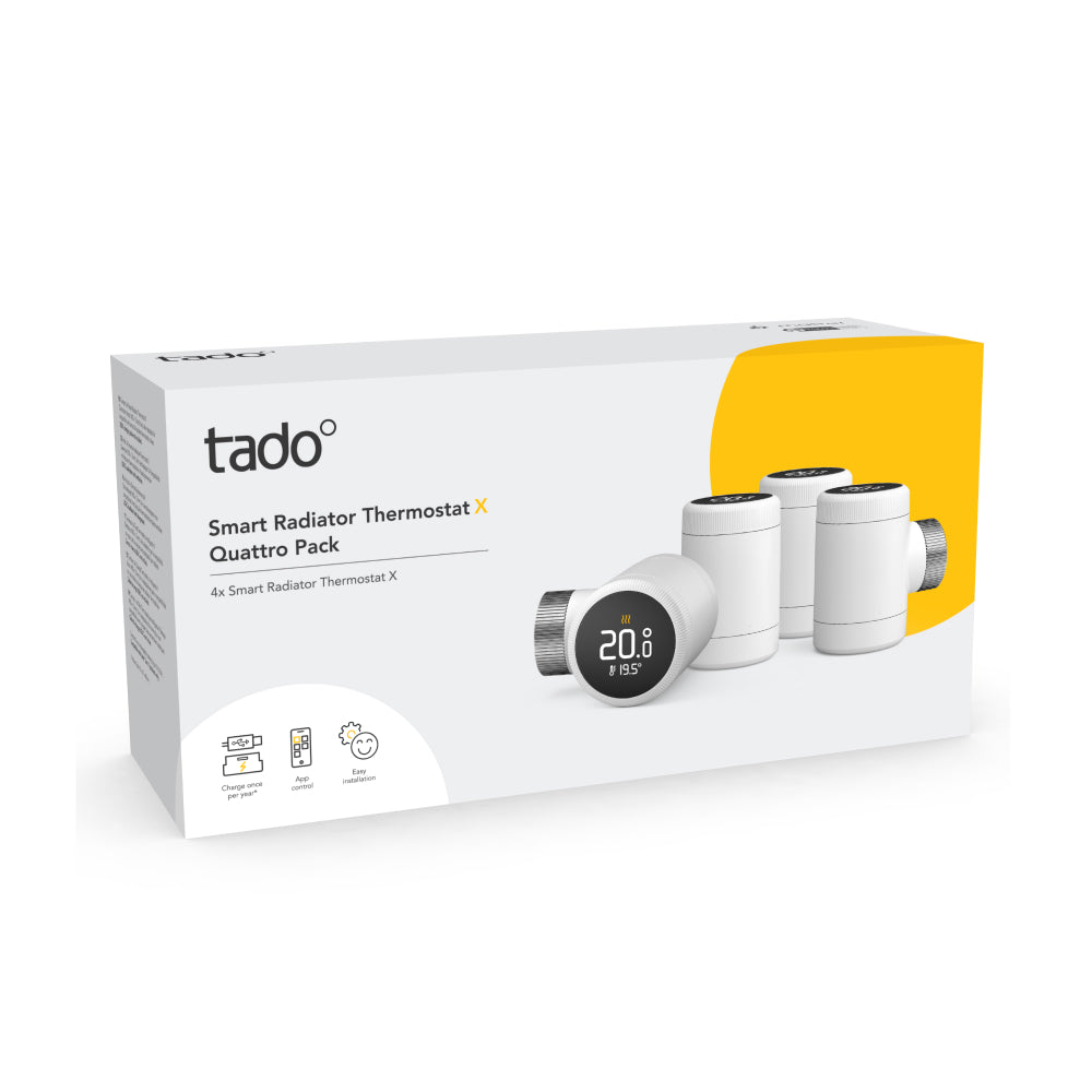Smartes Heizkörper-Thermostat X Quattro Pack für Profis