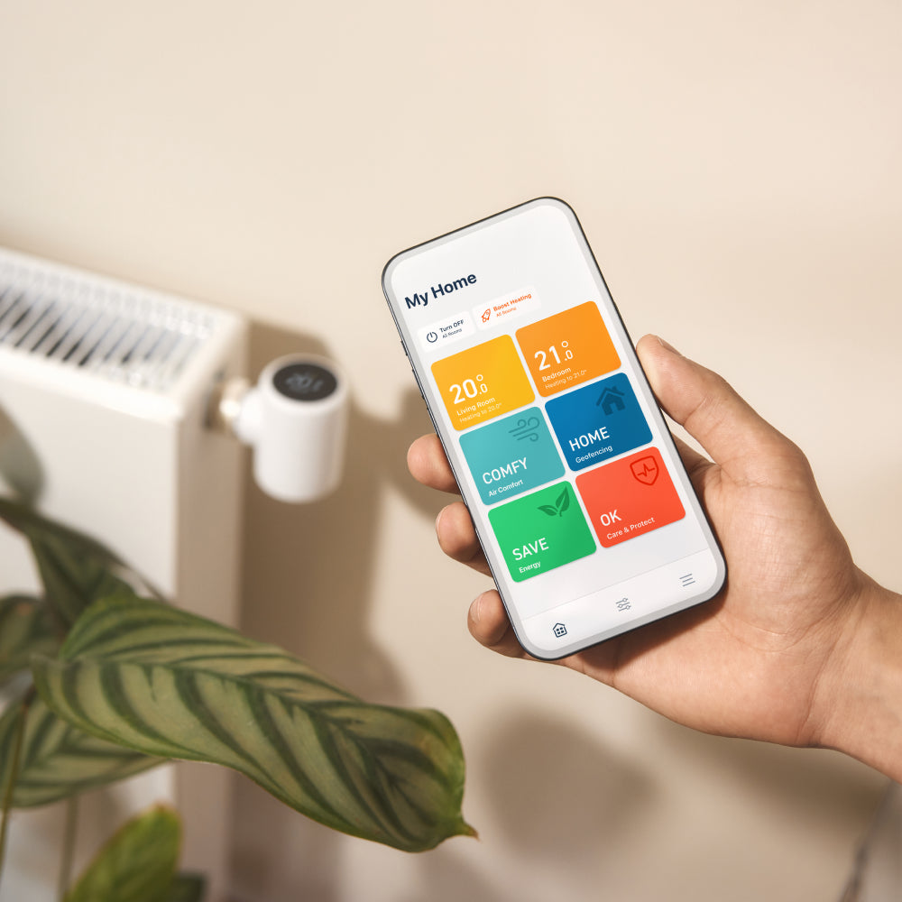 Smartes Heizkörper-Thermostat X Quattro Pack für Profis